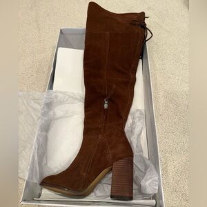 Steve Madden Novela Tan Suede Over-The-Knee Boots - NWT